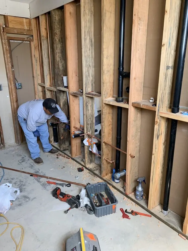 Commercial rough-in plumbing for Gas Line Repair in Lochbuie